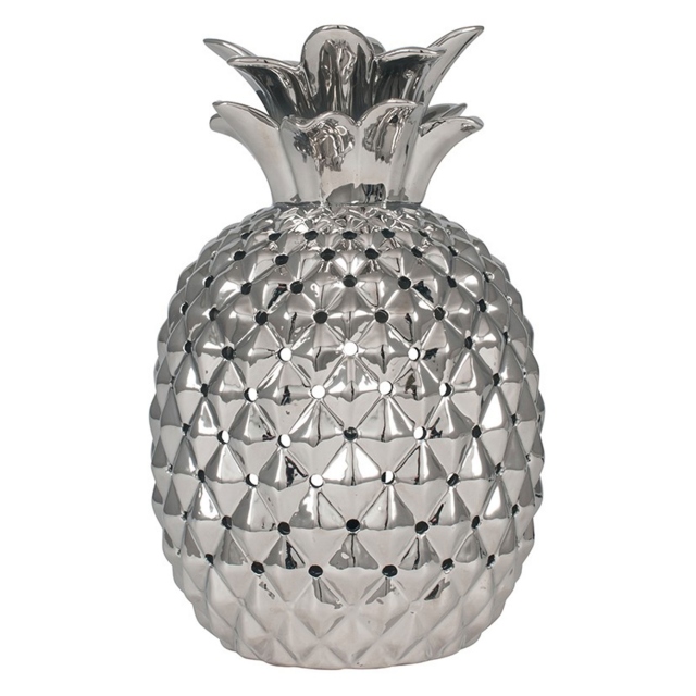 Cayman Pineapple Lamp Silver