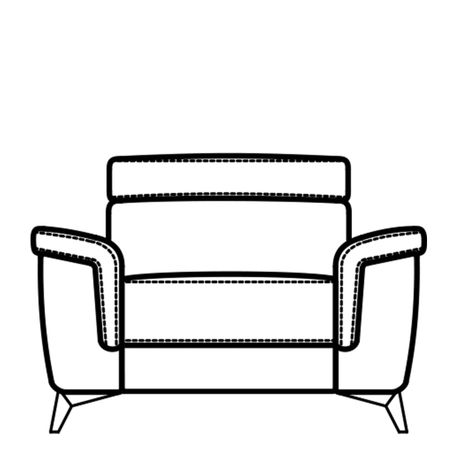 Chair In Leather - Portofino