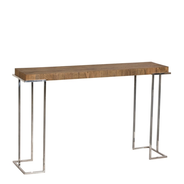 Console Table In Cracked Oak Finish - Marseille