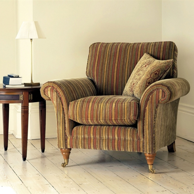 Chair With Powered Footrest In Fabric - Parker Knoll Burghley