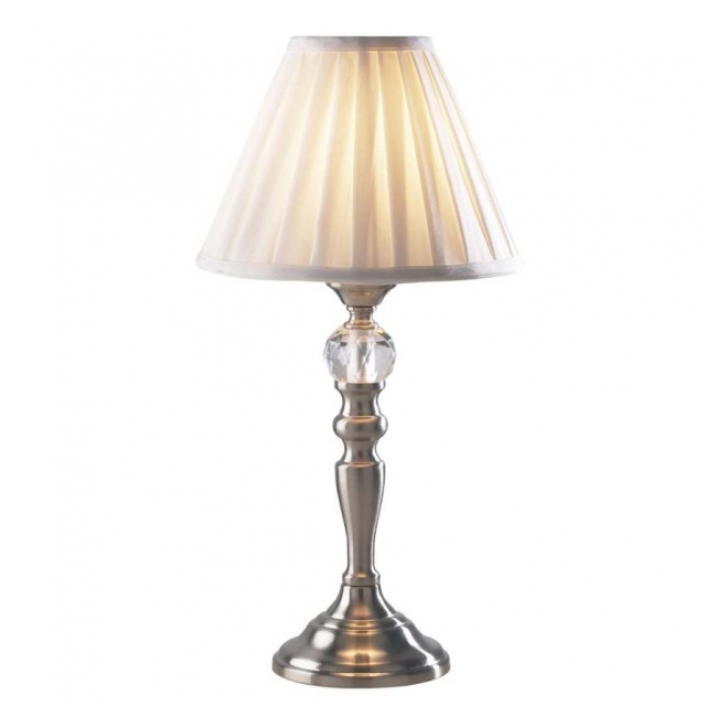 Belle Touch Table Lamp Satin Chrome