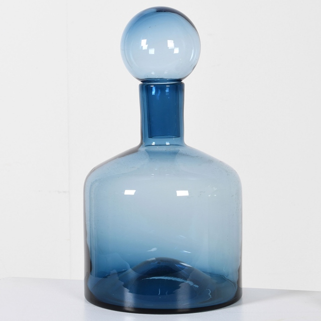 Small Blue Bottle - Glass