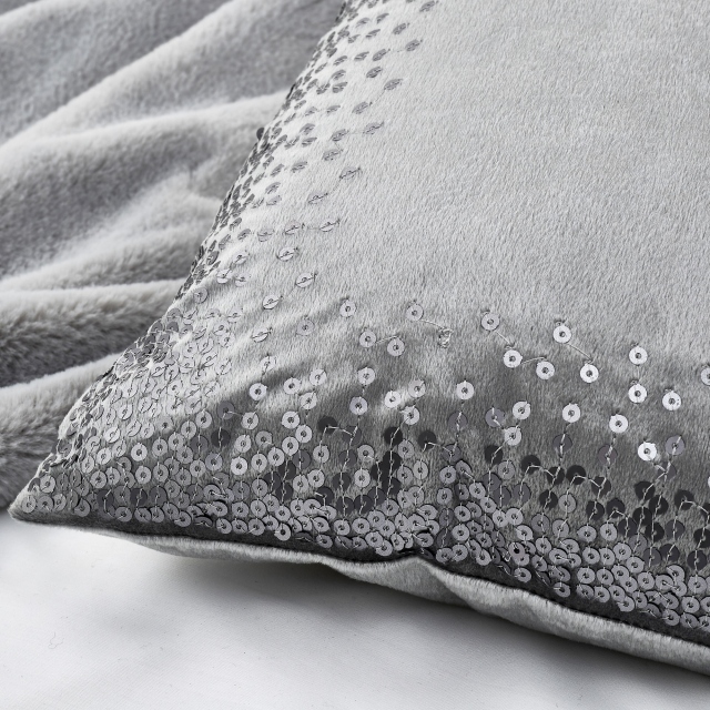 By Caprice Sophia Embellished Oyster Bolster Cushion