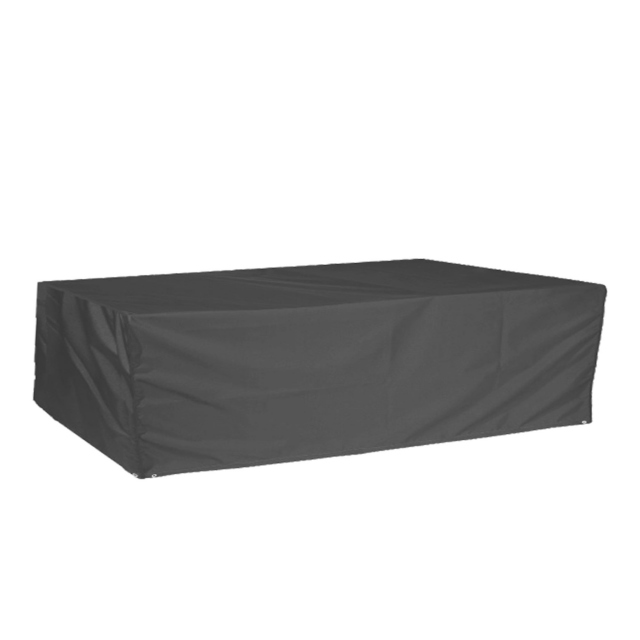 Premium 300 x 300cm Modular Corner Sofa & Dining Set Storm Black Furniture Cover