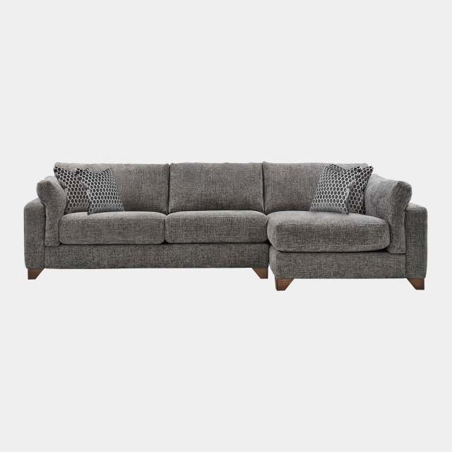 2 Piece RHF Chaise Sofa In Fabric - Linara