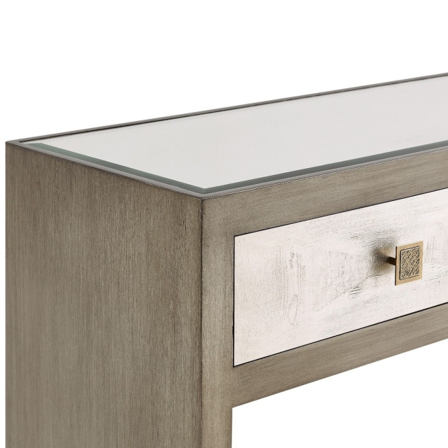 Console Table - Silver Paint Finish - Horizon