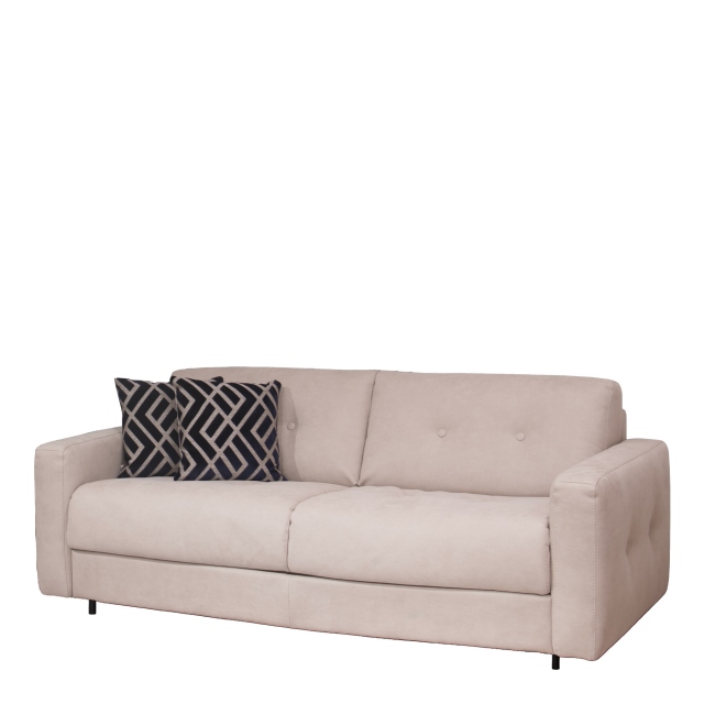 3 Seat Sofabed In Leather - Luciano