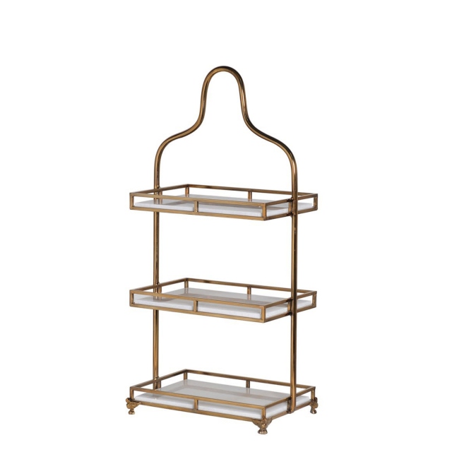 3 Tier Marble Tray Stand