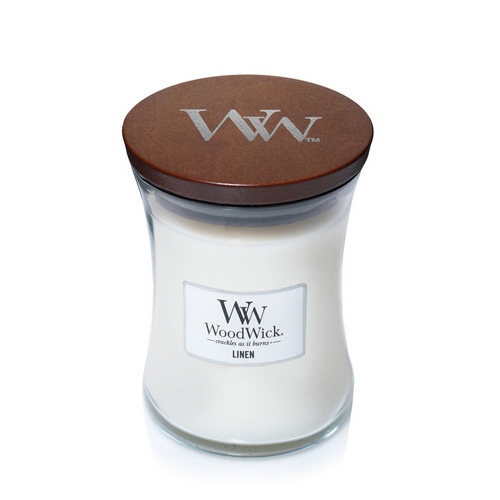 WoodWick Linen Medium Jar