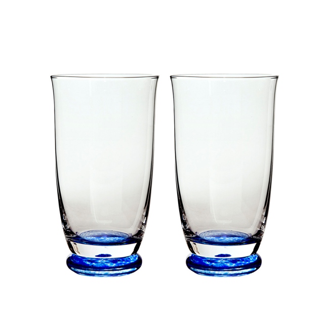 Set of 2 Blue Tumblers - Denby Imperial