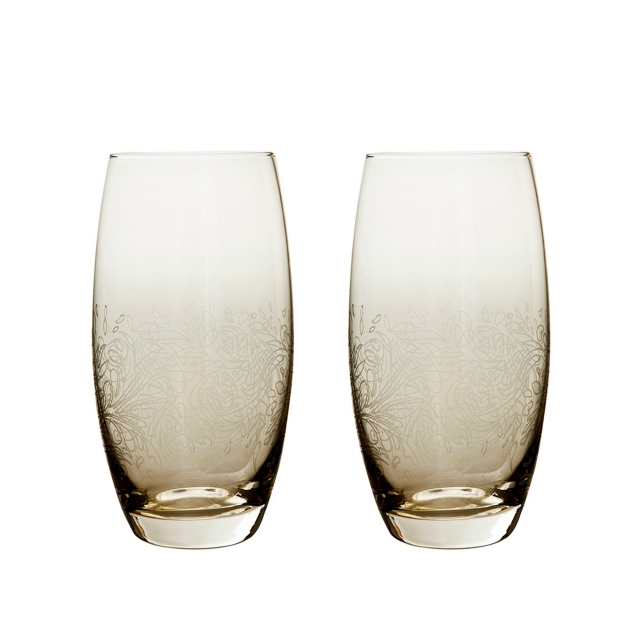 Monsoon Lucille Gold Large Tumblers Set of 2