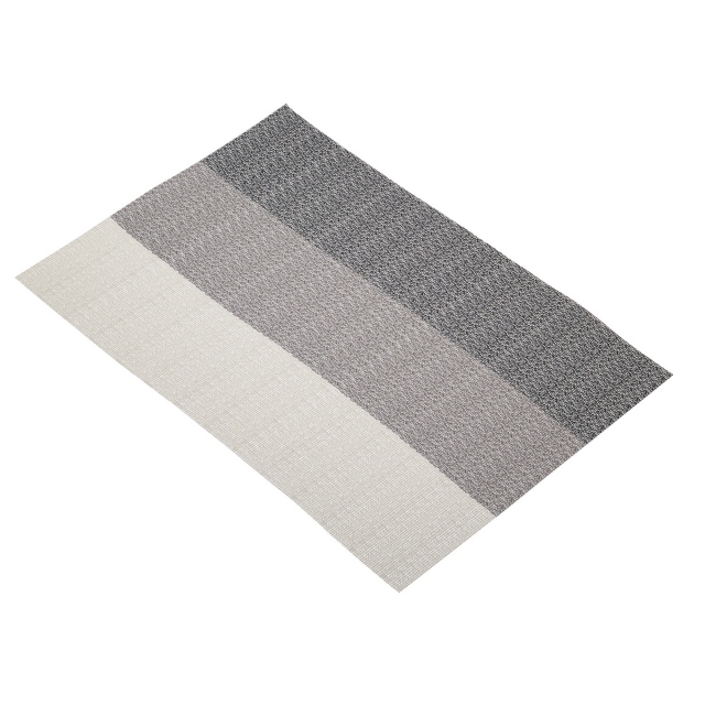 Woven Placemat Grey Stripes 30x45cm