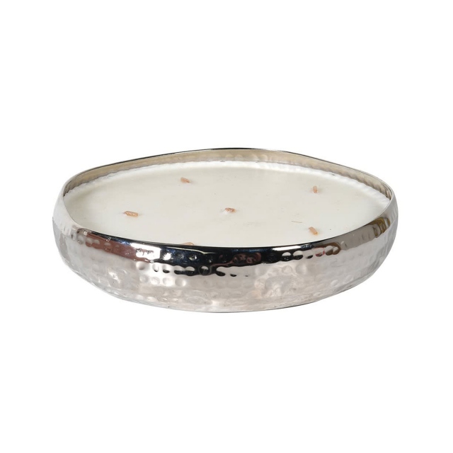 Small Silver Candle - Tuberose