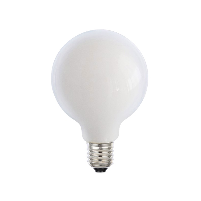 LED 8w ES Opal Warm White Light Bulb - Globe
