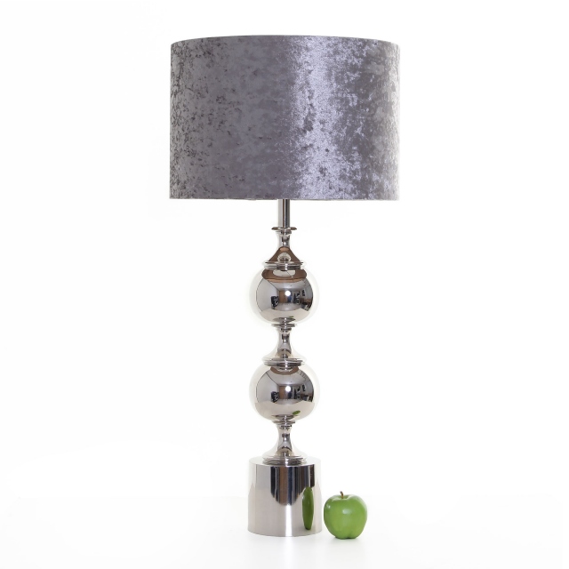 Darcy Table Lamp Silver Shade