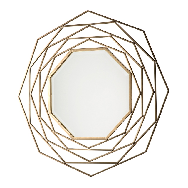 Baya Mirror Gold 91cm