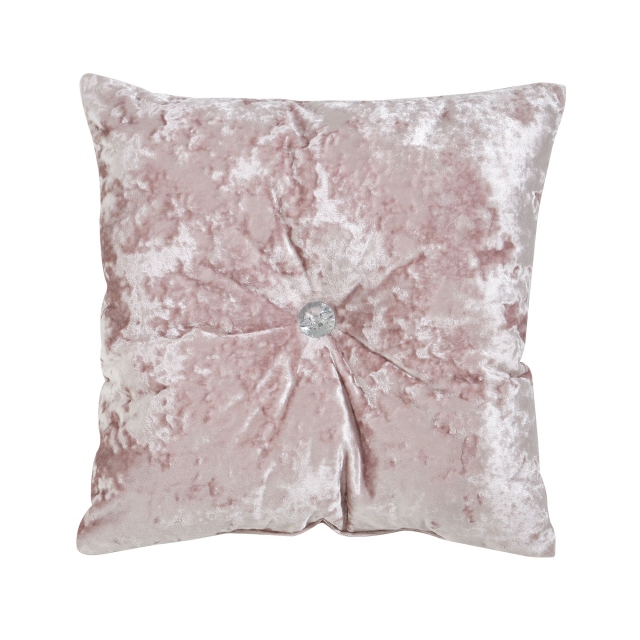 Catherine Lansfield Diamante Pink Small Cushion