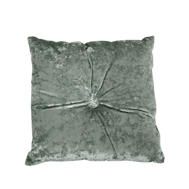 Catherine Lansfield Diamante Silver Small Cushion