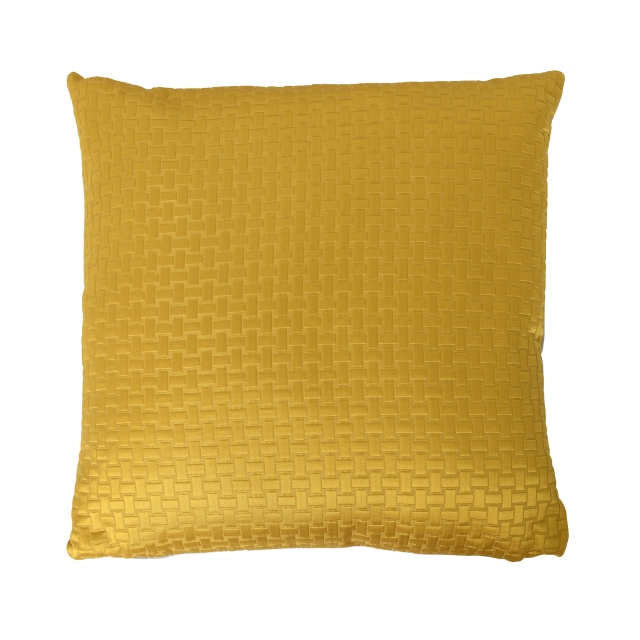 Scala Textured Yellow Large Cushion