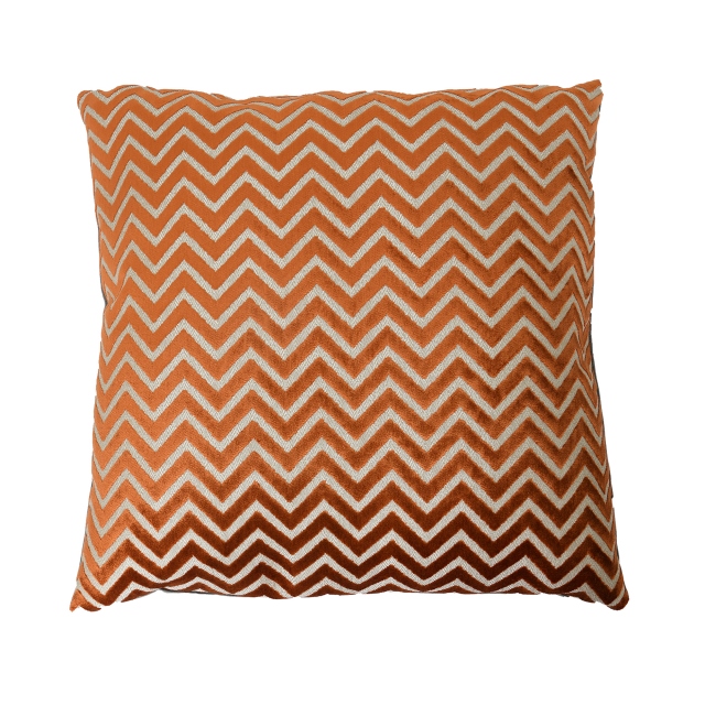 Prisma Textured Orange Large Cushion