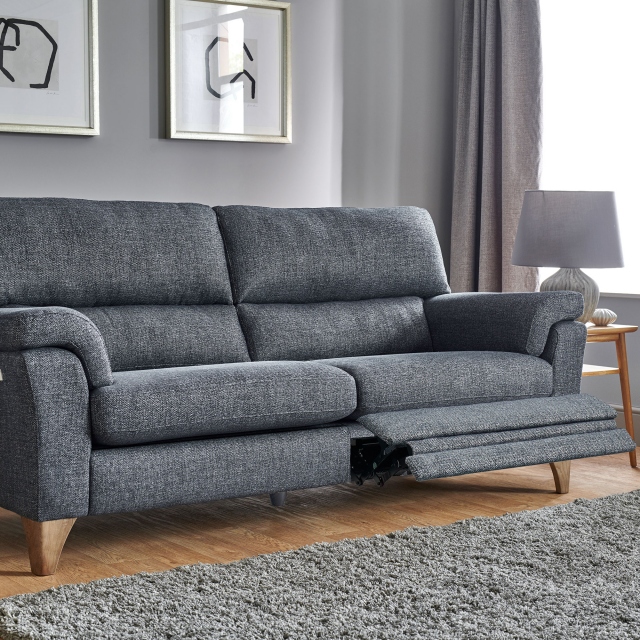 3 Seat 2 Power Recliner Sofa In Fabric - Mistral