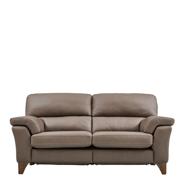 3 Seat 2 Power Recliner Sofa In Leather - Mistral