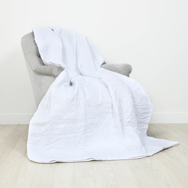 Serene Luana Pinsonic White Bedspread