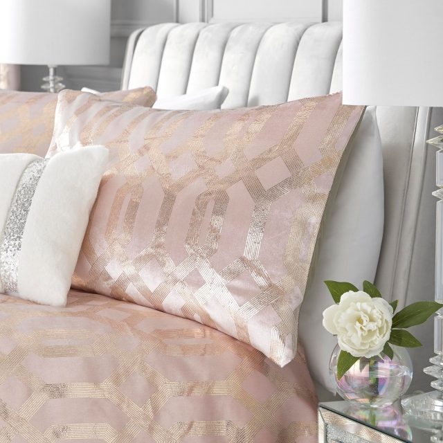 By Caprice Claudette Blush Bedding Collection