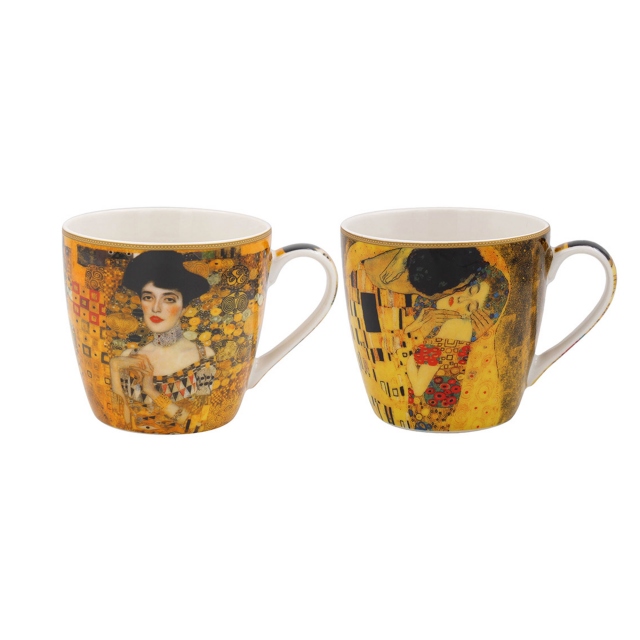 Gustav Klimt Breakfast Mugs Set Of 2
