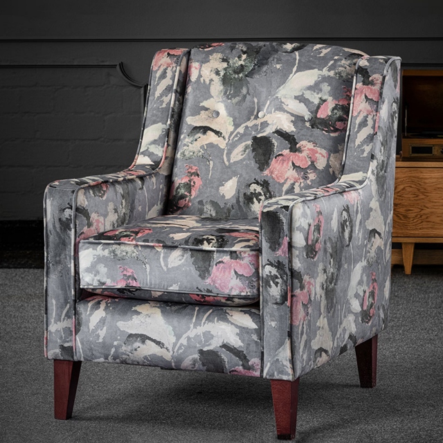 Accent Chair In Fabric - Waldorf
