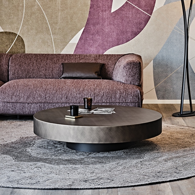 Coffee Table In Lacquered Steel - Cattelan Italia Arena