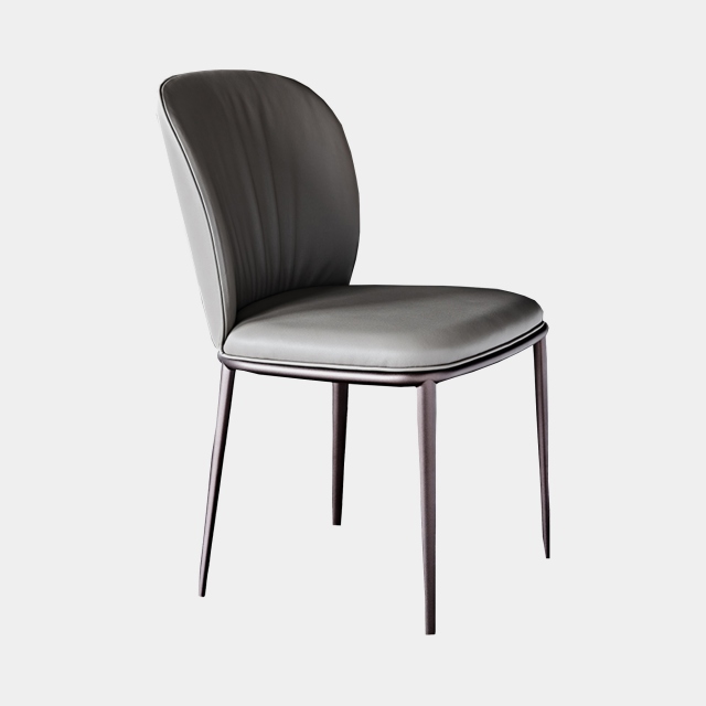 Dining Chair In Synthetic Leather - Cattelan Italia Chris ML