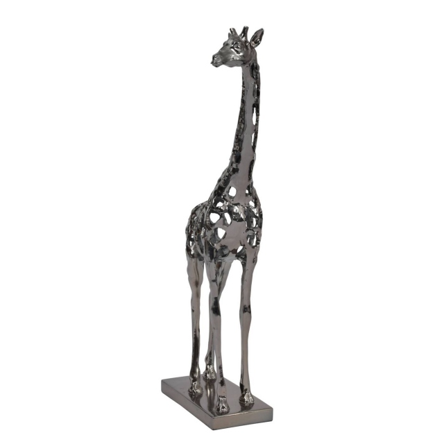 Black Nickel Sculpture - Giraffe