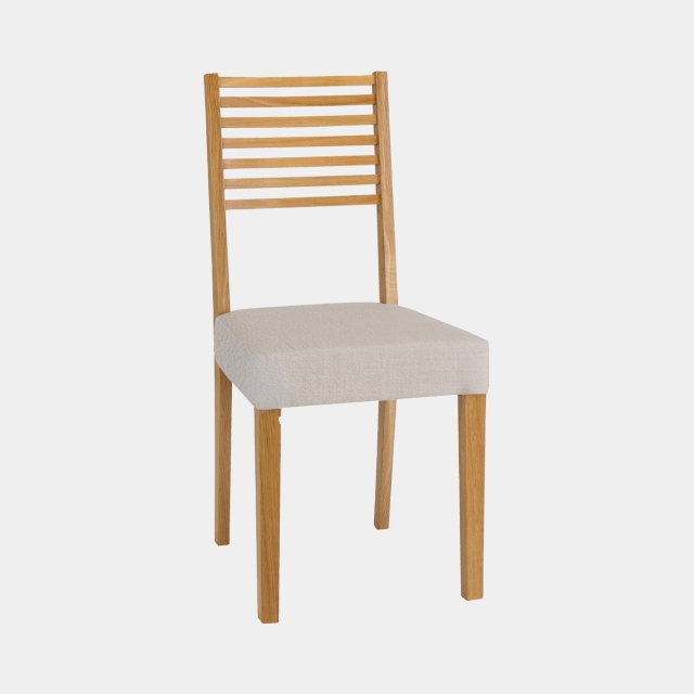 Low Ladder Back Chair In Leather - Loxley