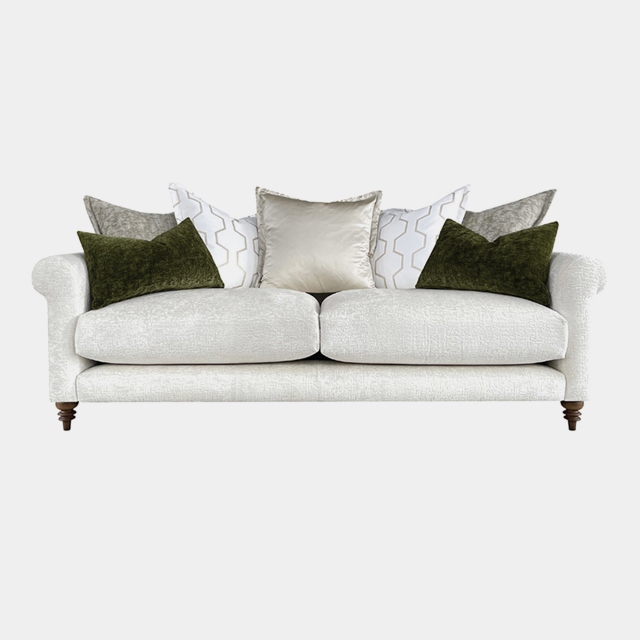 4 Seat Pillow Back Sofa In Fabric - Maximus