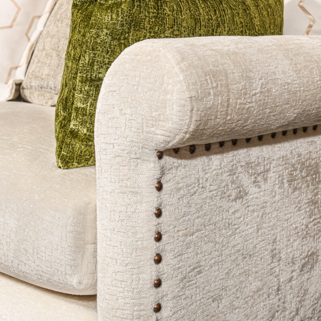 3 Seat Pillow Back Sofa In Fabric - Maximus