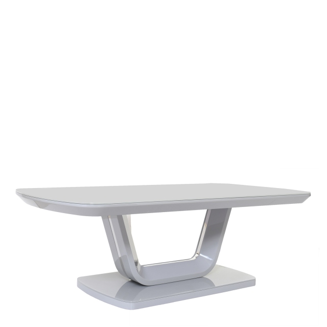 Coffee Table In Grey High Gloss - Eros