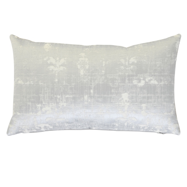 Orta Textured Silver Bolster Cushion