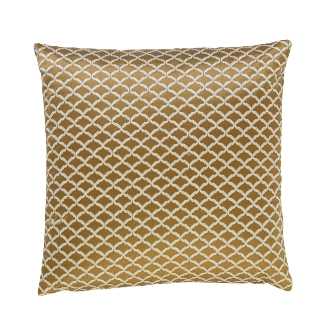 Imperiale Embroidered Gold Cushion Large