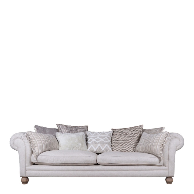 Grand Decorative Scatter Sofa In Fabric - Tetrad Elgar