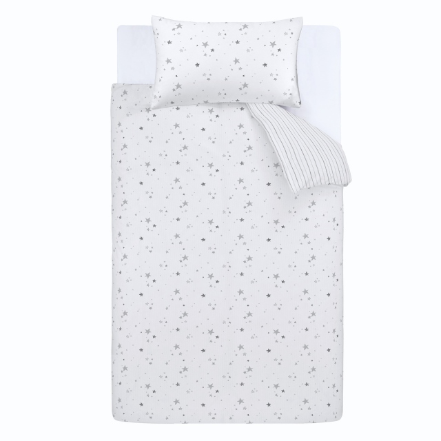 Stars White Bedding Collection - Little Bianca