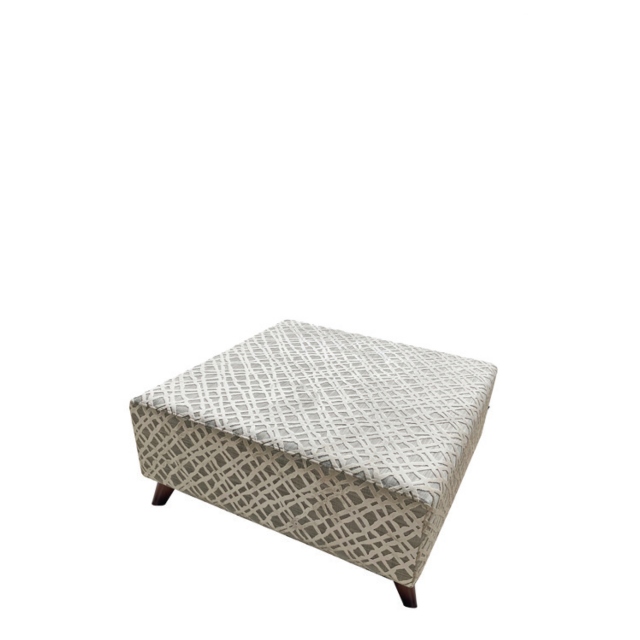 Footstool In Fabric - Adele