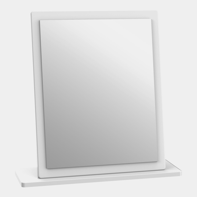 Small Mirror In Matt Grey Finish - Lancaster