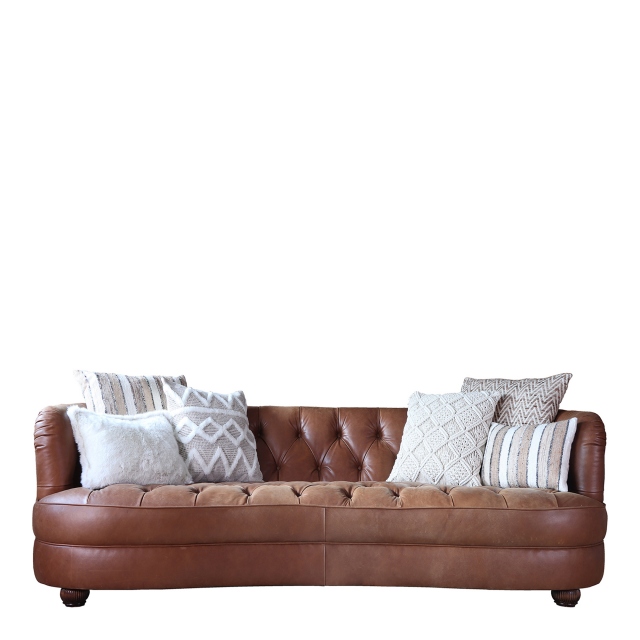 Midi Sofa In Leather - Tetrad Strand