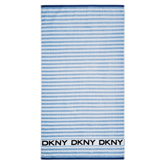 DKNY Ticker Tape Navy Towel Collection