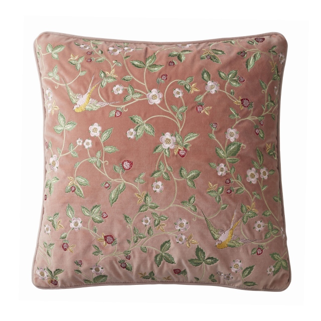 Wedgwood Wild Strawberry Pink Cushion Medium
