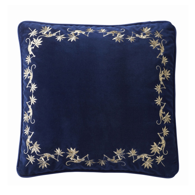 Wedgwood Sapphire Garden Blue Cushion Medium
