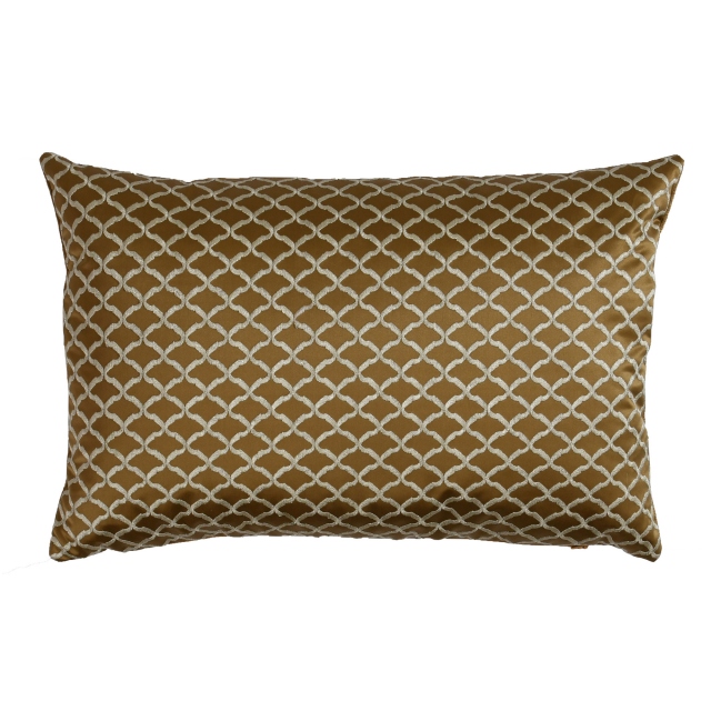 Reggio Textured Gold Cushion Large