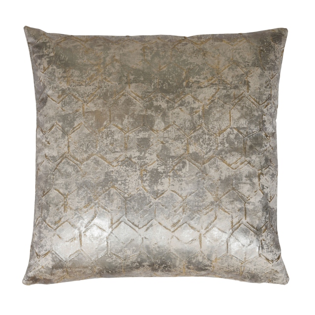 Large Gold Textured Cushion - Nebula