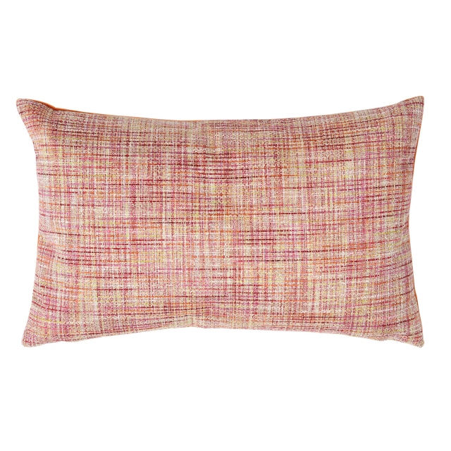 Miscela Textured Pink Bolster Cushion